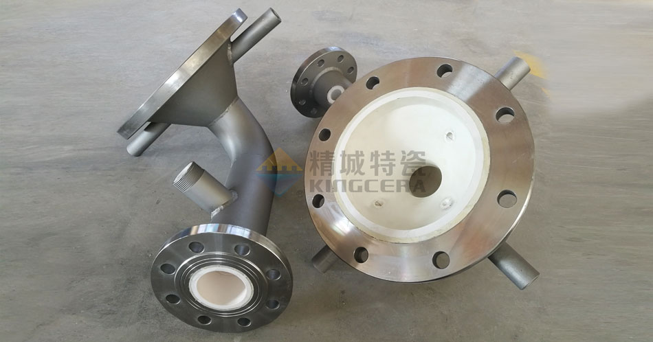 鋰電池行業耐磨陶瓷進料管-增壓管